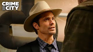 Raylan vs Coover Fight at Mags Store  Justified Timothy Olyphant [upl. by Neuberger]