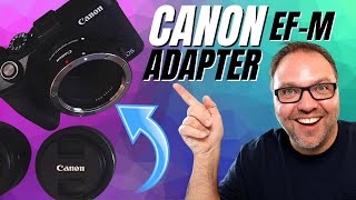 Canon EFM Lens Adapter for Canon EF  EF S Lenses Overview [upl. by Farlie]