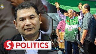 Rafizi calls Dr Mahathir’s presence on Perikatan stage as more of an “emotional gang” meeting [upl. by Kilar]