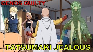 TATSUMAKI DISCOVERS SAITAMA AND GENOS PLANS onepuchman saitama tatsumaki genos [upl. by Ellenaej]