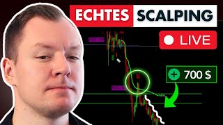 Live Trading mit 1 Min Scalping Strategie 2 Beispiele [upl. by Elrod]