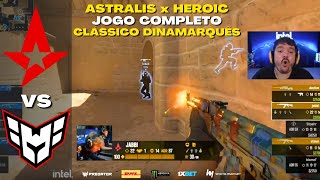 ASTRALIS x HEROIC Mirage  MD1 IEM Katowice 2024 Playin  com TACO comentando [upl. by Orazal]