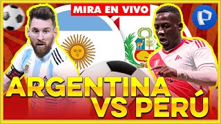 Los comentarios del partido ARGENTINA vs PERÚ  Eliminatorias Sudamericanas [upl. by Adias]