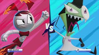 Jenny Wakeman Hot Rod Vs Zim Human Disguise  Nick All Star Brawl 2 [upl. by Gausman]