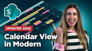 Adding a Modern Calendar View to a SharePoint Page  Updated 2022 [upl. by Ettenyar]
