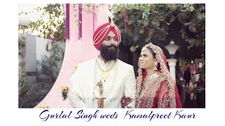 Gurlal amp Kamalpreet  Best Punjabi Sikh Wedding Highlight Video 2024  Deep Foto Films  Punjab [upl. by Assilem572]