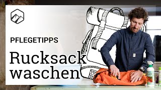 Rucksack waschen in 5 einfachen Schritten  Bergzeit [upl. by Anallese276]