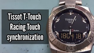 Tissot TTouch Racing Touch synchronization and time setting  Watch Repair Channel [upl. by Woolley]