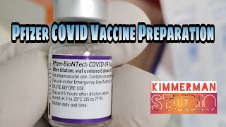 PfizerBioNTech COVID19 Vaccine Preparation  Saudi ARAMCO Remote Area Clinics [upl. by Keheley]