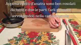 3Wine Video Ricetta Anatra al melograno [upl. by Fennell]