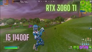 RTX 3060 ti  Intel i5 11400F Fortnite og gameplay Performance mode [upl. by Okire793]