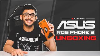 UNBOXING A GAMING BEAST  ASUS ROG PHONE 3 [upl. by Alejoa385]