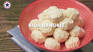 Traditional Kuih Bangkit Recepi  Resipi Kuih Raya  传统番婆饼 [upl. by Aehc]