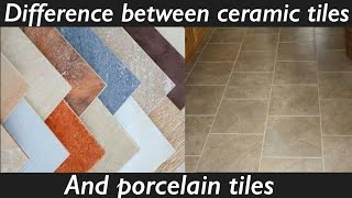 Ceramic tiles vs vitrfied tiles diffrence [upl. by Eelta638]