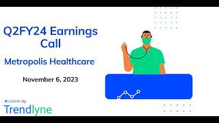 Metropolis Healthcare Earnings Call for Q2FY24 [upl. by Gunilla14]