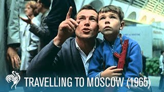 Travelling to Moscow ft Sir Laurence Olivier Robert Lang amp More 1965  British Pathé [upl. by Bosson]