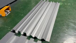 Trapezoidal sheet metal Corrugated parts  ARTITECT Double folder  Long folding machine [upl. by Stutsman]