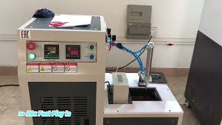 RT103 Rubber Low Temperature Brittleness Tester operation instructions [upl. by Akimihs]