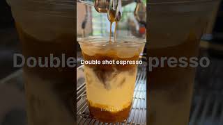 Caramel Macchiato baristatraining coffee vietnamesecoffee barista [upl. by Blakely898]