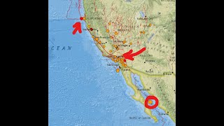 Ongoing Earthquake swarm at Yellowstone West Coast EQ activity today Wednesday 4242024 [upl. by Hovey]