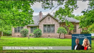 5544 S New Hope Rd Hermitage TN [upl. by Lenna434]