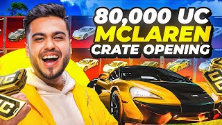 100000 UC MCLAREN CRATE OPENING  BGMI 35 w 8bitMAMBA [upl. by Colburn]