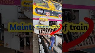 Maintenance of train  mumbai local train maintenance work  latest railway recruitment 2025 train [upl. by Rebm]