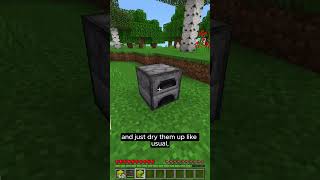 How to dry your wet sponges FASTER minecraftshorts minecraft [upl. by Adams565]