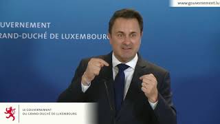 Briefing de presse après le Conseil de gouvernement 19112021 [upl. by Airednaxela]