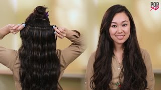 How To Wear Hair Extensions The Right Way  POPxo [upl. by Laurette]