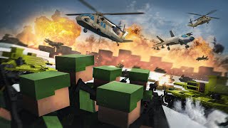 Villagers vs Pillagers  WORLD WAR  DDAY  Minecraft Animation Movie [upl. by Shiekh]