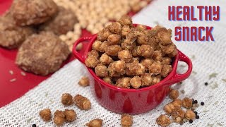 Gur Chana  Jaggery Coated Roasted Chickpea  Healthy No Sugar No Butter Snack [upl. by Anu]