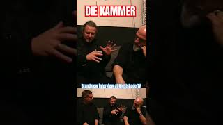 DIE KAMMER  Brand new interview at Nightshade TV diekammer rock acoustic kammerrock darkrock [upl. by Erminna]