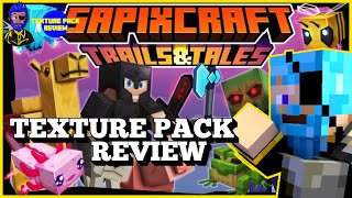 Daz Man Reviews Sapixcraft HD Texture Pack In Minecraft Bedrock Minecraft Texture Pack Review [upl. by Nimajaneb452]