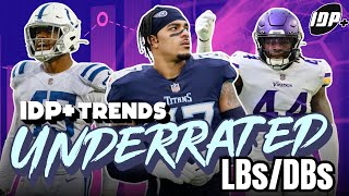 Underrated LBs and DBs in IDP Fantasy Football 2024 [upl. by Aticnemrac]