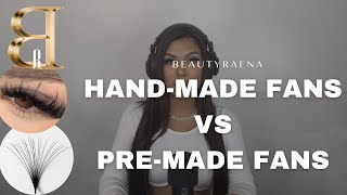 WHAT IS THE DIFFERENCE BETWEEN HANDMADE FANS VS PREMADE FANS [upl. by Magdala732]