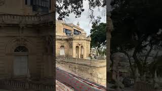 VIEW FROM THE MDINA GATE HERE AT MALTA EXPLORING AROUND THE MUSEUM malta maltatour touristplace [upl. by Brose267]