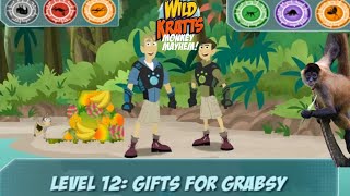 Wild Kratts Games Monkey Mayhem Level 12  Gifts for Grabsy PBS Kids Games [upl. by Vannie]