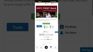 IDFC First Bank shares crash 9 after reporting 73 fall in Q2 net profit [upl. by Ragde]