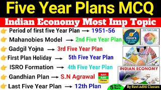 Five Years Plan In India  Planning Commission  Indian Economy  Panchvarshiya Yojana Gk SSC RRB [upl. by Melquist]