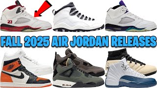 FALL 2025 AIR JORDAN RELEASES JORDAN 5 FIRE RED AJ 10 STEEL AJ 1 SHATTERED BACKBOARD  MANY MORE [upl. by Anuala]