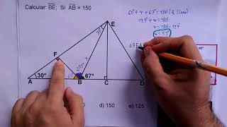 16 Triangulo Notable de 37° y 53°30° y 60° Triángulos rectángulos Notables Ejercicio resuelto [upl. by Madda]