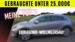 Gebrauchte EAutos unter 25000€ Meine Top 3 [upl. by Rodger]