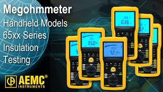 AEMC®  Handheld Megohmmeters  Insulation Testers 6532 Discontinued Replaced by 6526 amp 6534 [upl. by Giselle]