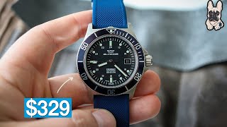 Seriously IMPRESSIVE Glycine Combat Sub 200 Diver Watch Review [upl. by Echikson]