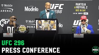 UFC 296 Press Conference Leon Edwards vs Colby Covington Full [upl. by Demetria]