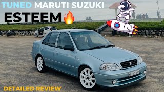 പൊട്ടി പൊട്ടി തീ വന്നു🔥🔥 Tuned Maruti Suzuki Esteem  JDM Modification  Pops And Flames 🔥 [upl. by Hahn]