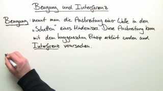 Physik  Beugung und Interferenz von Wellen  Physik  Schwingungen und Wellen [upl. by Alexander]