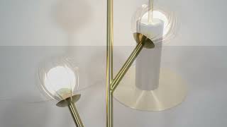 Eros 3Light Brass Floor Lamp  Lamp Genius [upl. by Ssilb795]