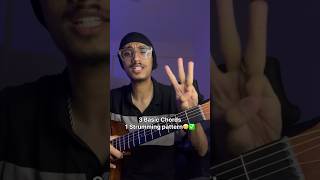 3 Chords 10 Songs  Basic Strumming Pattern  Famous Hindi Songs shorts [upl. by Eon914]